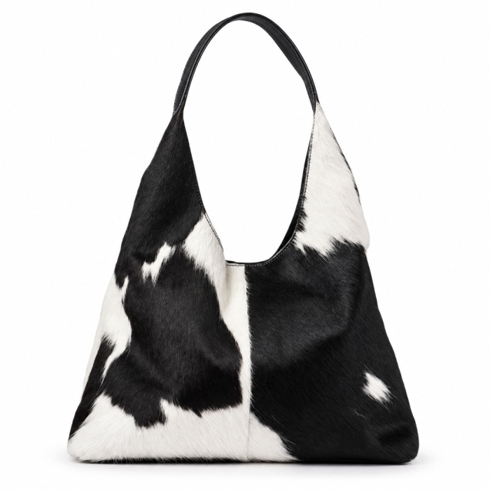 CLARA SHERPA BLACK WHITE